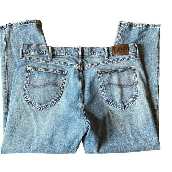 Lee Men's Regular Fit Straight Leg Jean Sz 40 x 30 Vintage Stone #342G - Picture 6 of 9